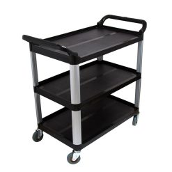 3 Tier Food Trolley 83.5x43x95cm - Black