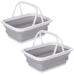 2 Piece 9L Collapsible Laundry Basket