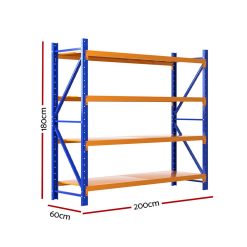 Alternative view of Garage Shelving Rack 200x60x180cm