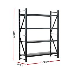 Alternative view of Garage Shelving Rack 200x60x240cm