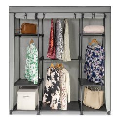 Freestanding Portable Wardrobe 158x46x174cm