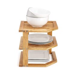 3 Tier Bamboo Kitchen Rack 25x25x24cm