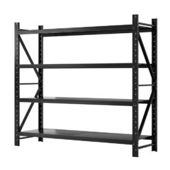 2Mx1.8M Garage Racking - Black