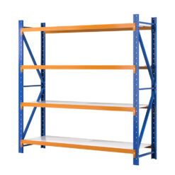 2Mx2M Garage Racking - Orange & Blue