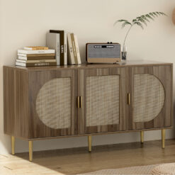 Rattan Buffet Sideboard 120x40x64.5cm