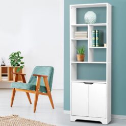 Bookshelf Display Rack - White