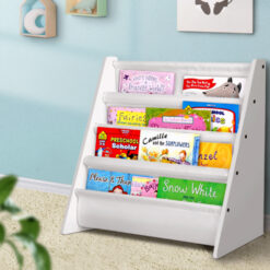 Kids Bookshelf - White