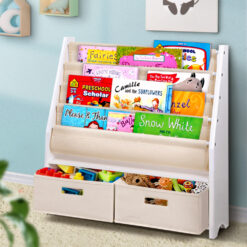 4 Tier Kids Bookshelf Rack