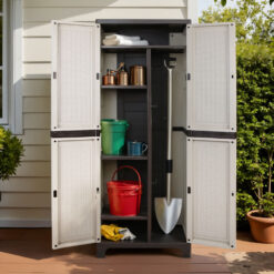 173cm Lockable Outdoor Storage Cabinet