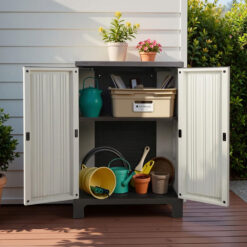 92cm Lockable Outdoor Storage Cabinet