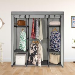 Alternative view of Freestanding Portable Wardrobe 158x46x174cm