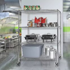 Alternative view of Modular Wire Storage Shelf 150 x 60 x 180cm
