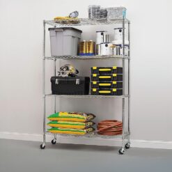 Alternative view of Modular Wire Storage Shelf 120 x 60 x 180cm