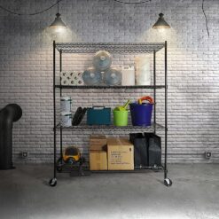 Alternative view of Modular Wire Storage Shelf 150 x 35 x 180cm
