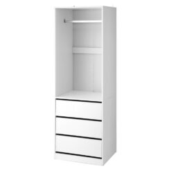 Wardrobe 60x48x185cm - White