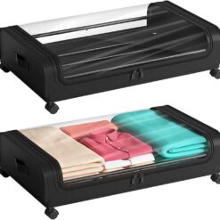 50L Under Bed Rolling Storage Containers
