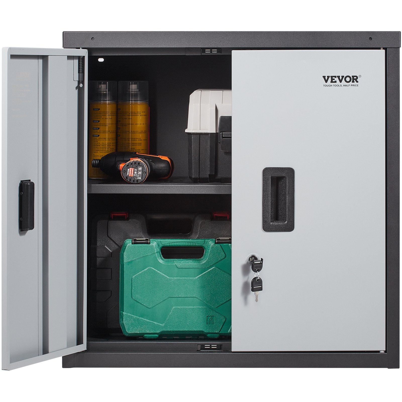 Wall Garage Cabinet 66x30x66cm