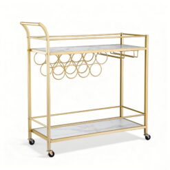 Bar Cart 85x33x89cm - Gold
