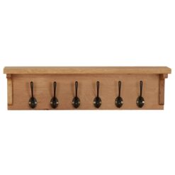 Alternative view of Coat Rack 60x16x16cm - Oak