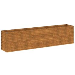 Alternative view of Corten Steel Garden Raised Bed 291x50x69cm - Brown