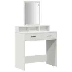 Alternative view of Dressing Table 79x41x140cm - White