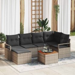 7 Piece Garden Sofa Set