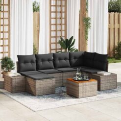 7 Piece Garden Sofa Set