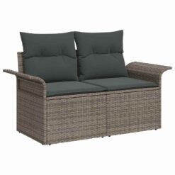Alternative view of 7 Piece Poly rattan Garden Sofa Set with Cushion