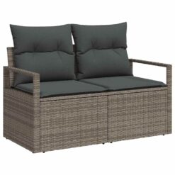 Alternative view of 7 Piece Poly rattan Garden Sofa Set with Storage