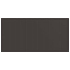 Alternative view of 7 Piece Polypropylene Garden Dining Set - Brown