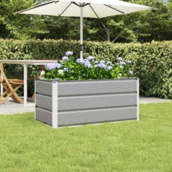 Galvanised Steel Planter 100x50x45cm