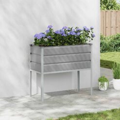 Galvanised Steel Planter 100x45x90cm
