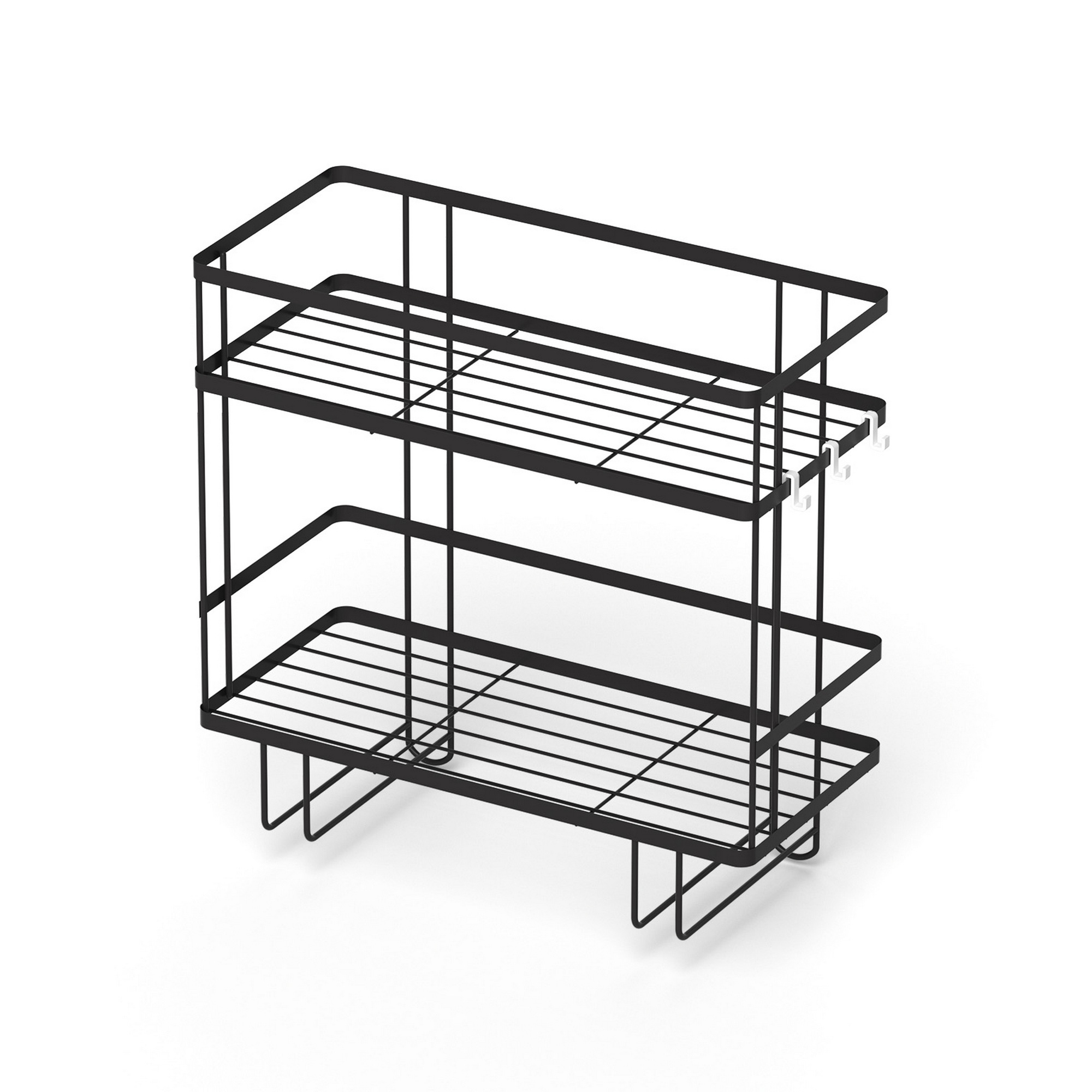 2 Tier Storage Rack - Black
