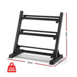 Alternative view of 3-Tier Dumbbell Rack