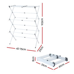 Alternative view of Foldable Airer Drying Rack