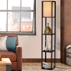 Contemporary Shelf Floor Lamp