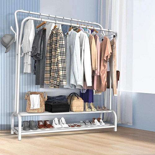 Alternative view of Metal Double Clothes Rail Rack