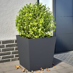 2 Piece Garden Planters 50x50x50cm - Anthracite